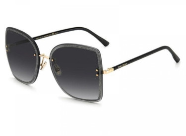 Jimmy Choo LETI/S 02M2 Black/Gold/Grey