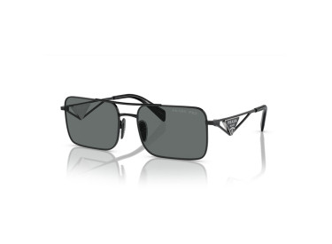 Prada PRA52S 1AB5Z1 Black/Dark Grey Polarized