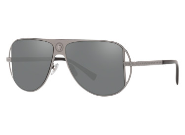 Versace VE2212 10016G Gunmetal/Grey Mirror Silver