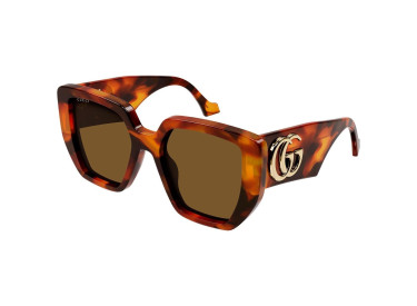Gucci GG0956S 007 Amber Havana/Brown