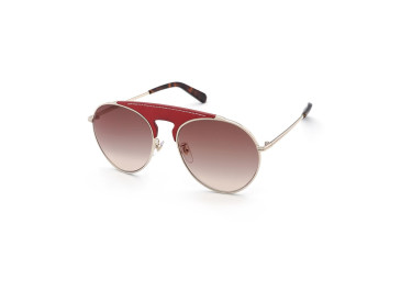 Loewe LW40005U 33G Red Leather/Brown Mirror
