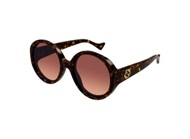 Gucci GG1256S 002 Dark Havana/Red Gradient Double