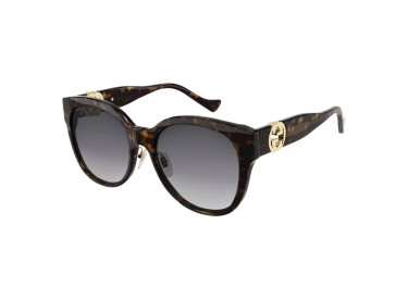 Gucci GG1028SK 002 Dark Havana/Grey
