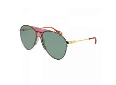 Gucci GG0740S 004 Gold/Pink/Green