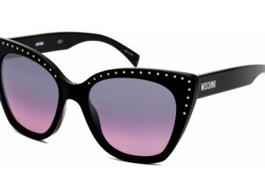 Moschino MOS005/S 0BSC E8 Black / Silver Violet Mirror