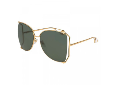 Gucci GG0252S 005 Gold/Green