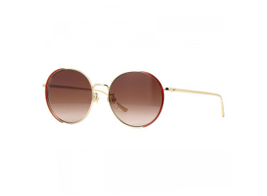 Gucci GG0401SK 002 Gold/Red/Brown