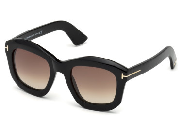 Tom Ford FT0582 01F Shiny Black/Brown Gradient