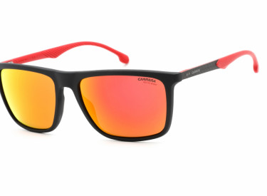 Carrera 8032/S 0003 W3 Matte Black/Red Mirror