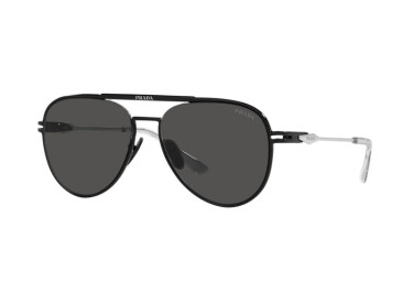Prada PR54ZS 1BO5S0 Matte Black / Dark Grey