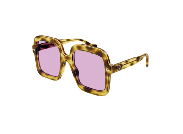 Gucci GG1241S 003 Yellow Spotted Havana/Pink