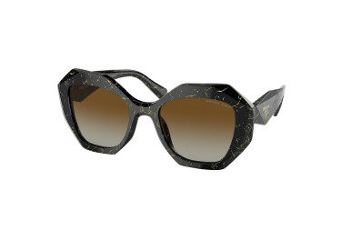 Prada PR16WSF 19D6E1 Black/Yellow Marble/Polar Brown Gradient