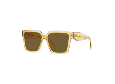 Prada PR24ZS 14I01T Ocher/Crystal Grey/Dark Brown