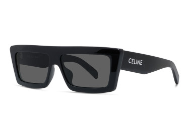 Celine CL40214U 01A Black/Smoke