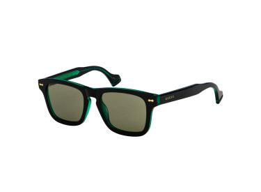 Gucci GG0735S 004 Black Green/Green
