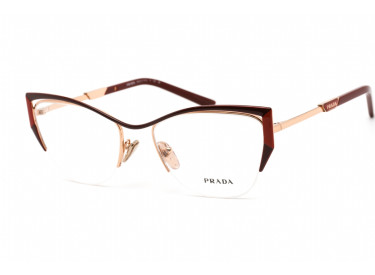 Prada PR63YV 13A1O1 Red/Fire/Rose Gold 54mm