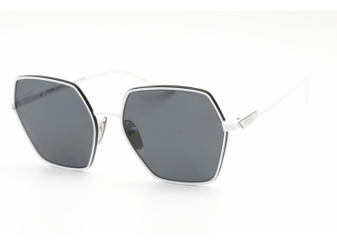 Prada PR56YS 4615Z1 White/Polarized Dark Grey