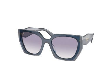 Prada PR15WSF 07Q409 Opal Astral/Clear Gradient Blue