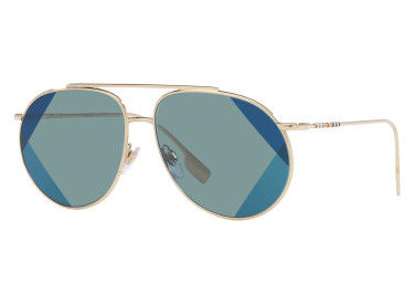 Burberry BE3138 110980 Light Gold/Blue UV Print