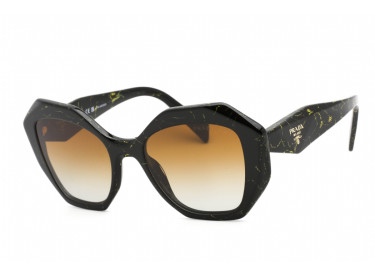 Prada PR16WS 19D6E1 Black Yellow Marble / Polar Brown Gradient