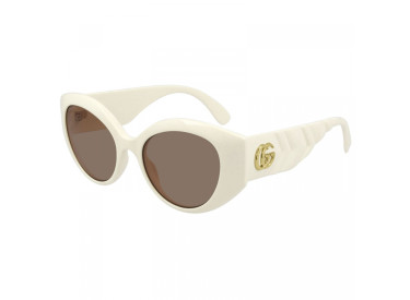 Gucci GG0809S 002 Ivory/Brown