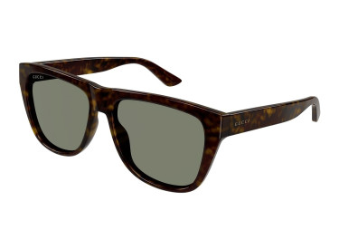 Gucci GG1345S 003 Dark Havana/Dark Green