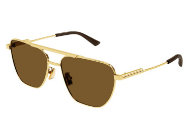 Bottega Veneta BV1236S 002 Gold/Brown