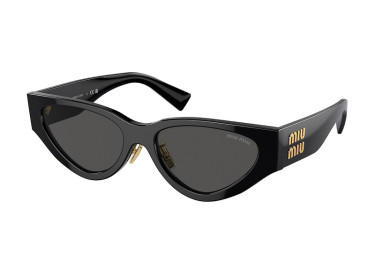 Miu Miu MU03ZS 1AB5S0 Black/Dark Grey