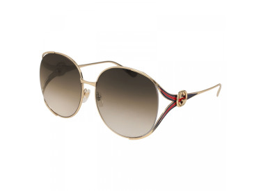 Gucci GG0225S 002 Gold/Brown