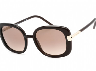 Prada PR04WS 05M3D0 Dark Brown Crystal/Brown Gradient Grey