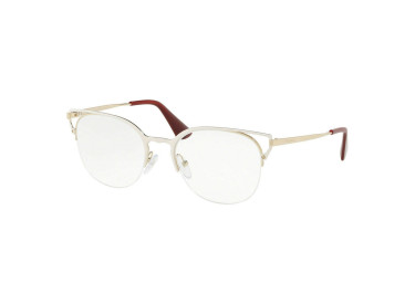 Prada PR64UV LFB1O1 Ivory/Pale Gold 51mm