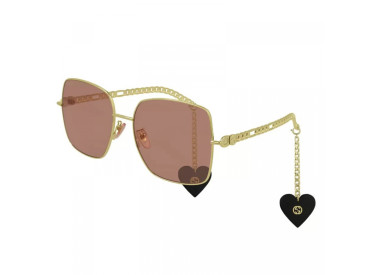 Gucci GG0724S 005 Gold/Orange