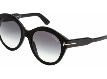 Tom Ford FT0661 01B Black / Smoke Gradient