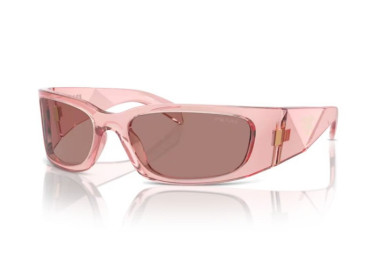 Prada PRA14S 19Q10D Transparent Peach/Light Brown