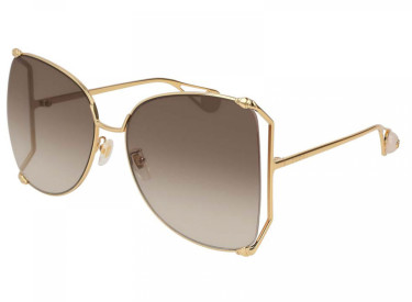 Gucci GG0252S 003 Gold/Brown