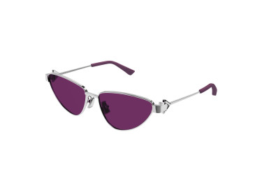 Bottega Veneta BV1186S 003 Silver/Burgundy