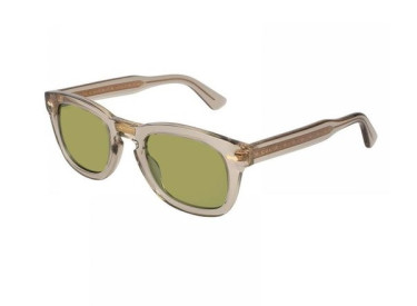 Gucci GG0182S 005 Brown Crystal/Green