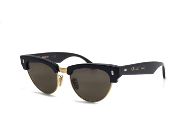 Celine CL40059U 30E Black Gold / Brown Mineral