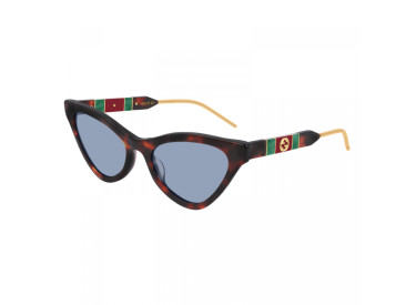 Gucci GG0597S 002 Dark Havana/Blue