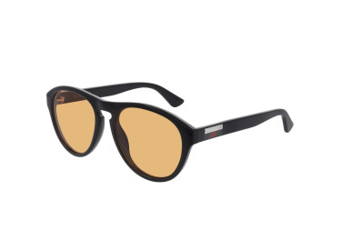 Gucci GG0747S 002 Black/Yellow