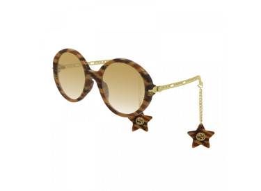 Gucci GG0726S 004 Havana/Yellow