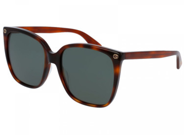 Gucci GG0022S 002 Havana/Green