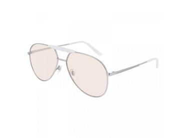 Gucci GG0242S 009 Silver/Yellow