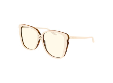 Gucci GG0709S 003 Ivory/Yellow