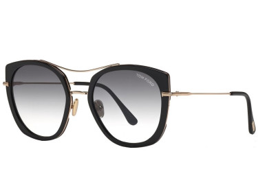 Tom Ford FT0760 01B Shiny Black/Gradient Smoke