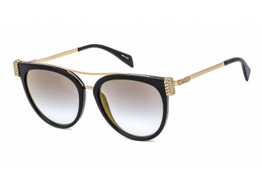 Moschino MOS023/S 0807FQ Black/Grey Gradient Gold Mirror
