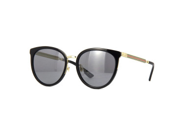 Gucci GG0077SK 006 Black/Silver