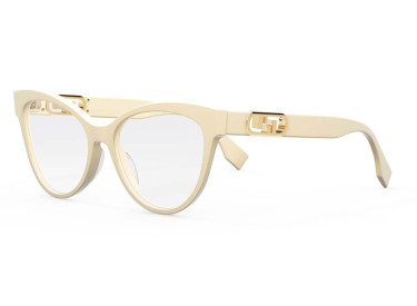 Fendi FE50026I 025 Solid Ivory 53mm