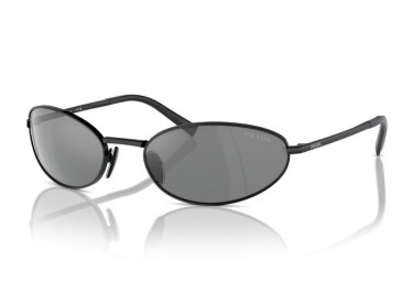 Prada PRA59S 1AB60G Black/Grey Mirror Silver