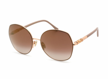 Jimmy Choo MELY/S 0BKU Gold Nude / Brown SS Gold